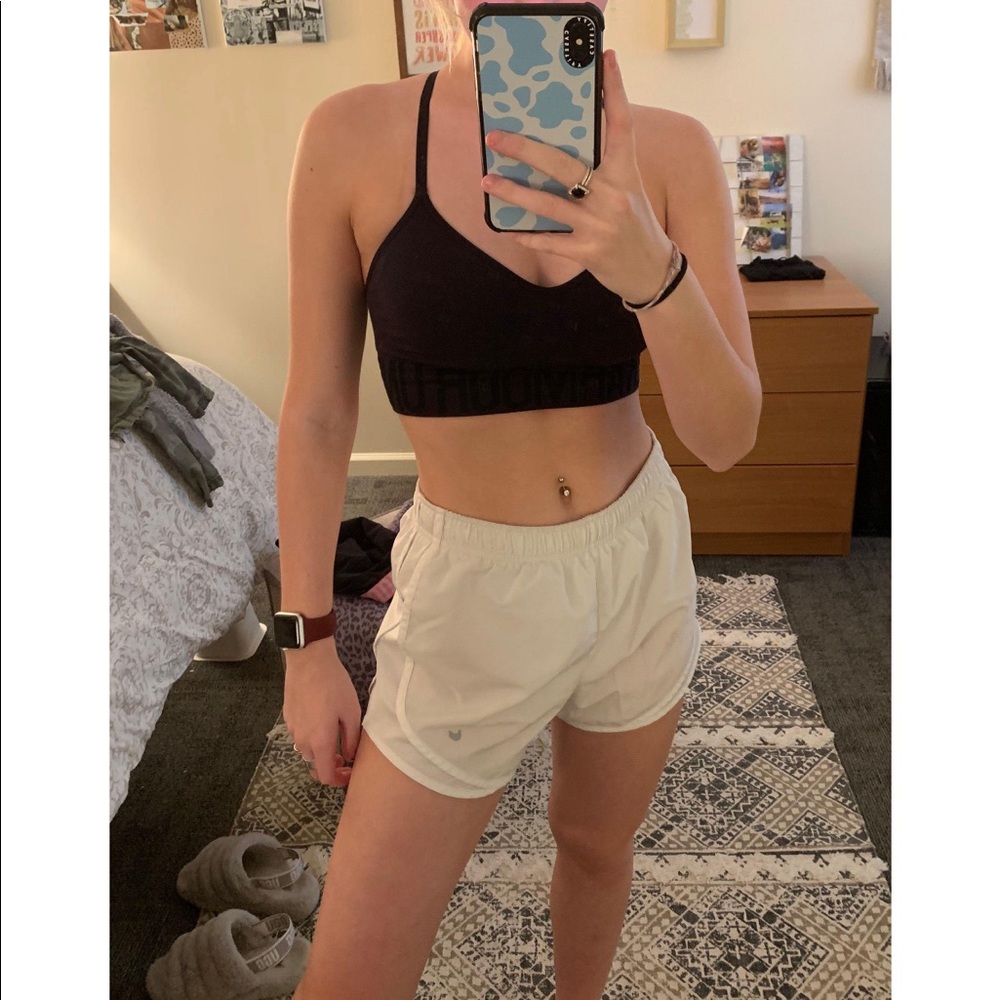 White Nike Dri-Fit Shorts